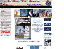 Tablet Screenshot of lighthousedigest.com